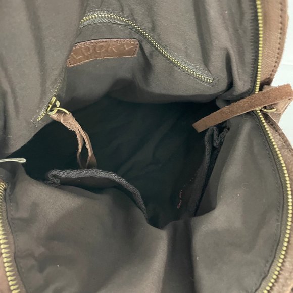 Lucky Brand Cow Hide Leather Shoulder Bag - Picture 6 of 15